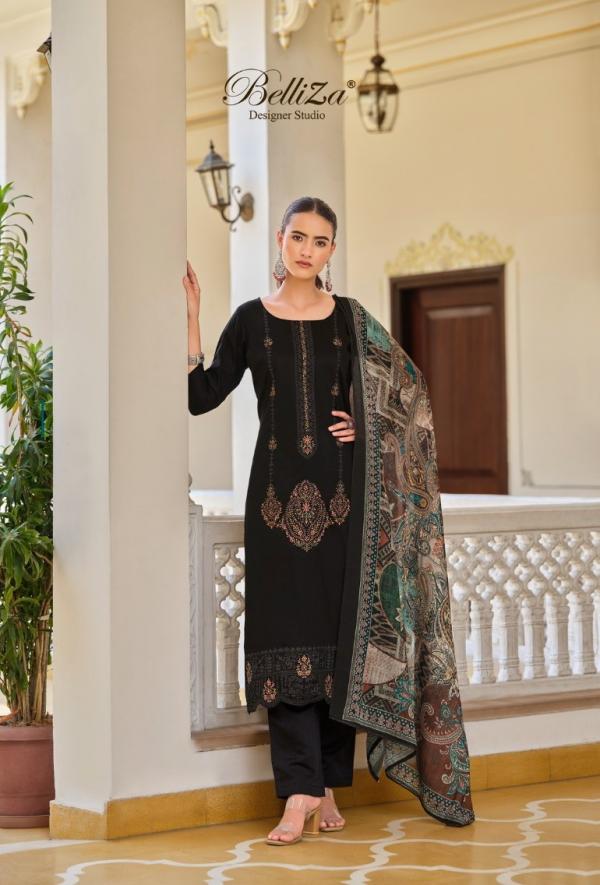 Belliza Jashn E Ishq Vol 9 Cotton Embroidered Dress Material